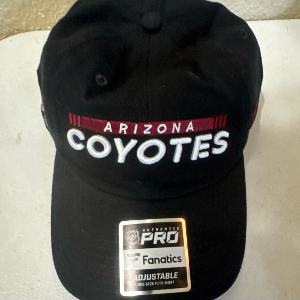 Arizona Coyotes Fanatics Authentic Pro Rink Adjustable Unisex Hat Cap NHL